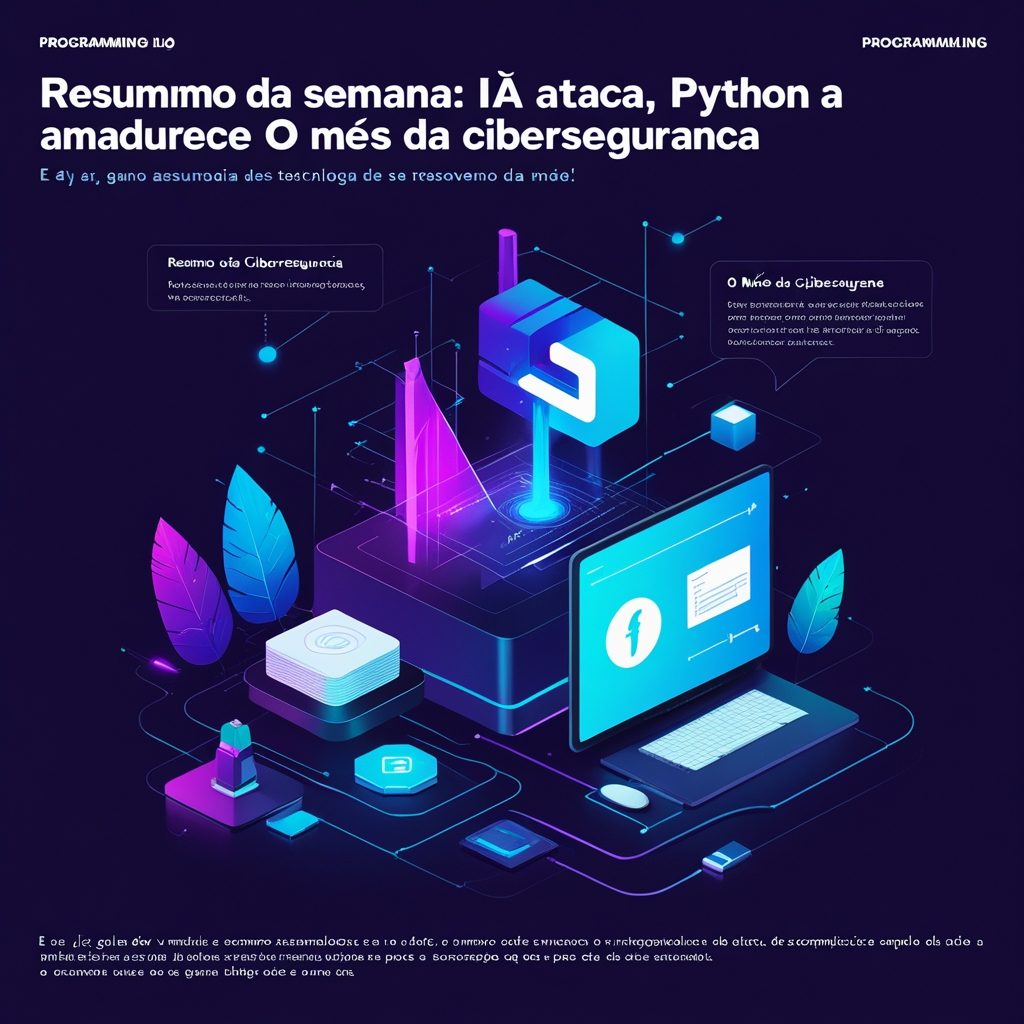 Resumo da Semana: IA Ataca, Python Amadurece e o Mês da Cibersegurança