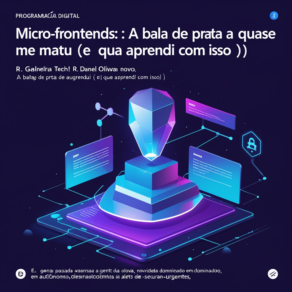 Micro-frontends: A Bala de Prata Que Quase Me Matou (e o que aprendi com isso)