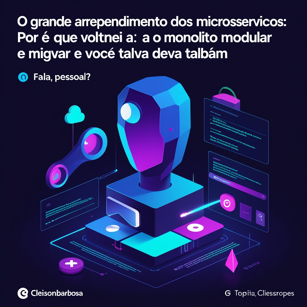 O Grande Arrependimento dos Microsserviços: Por Que Voltei ao Monolito Modular e Você Talvez Deva Também