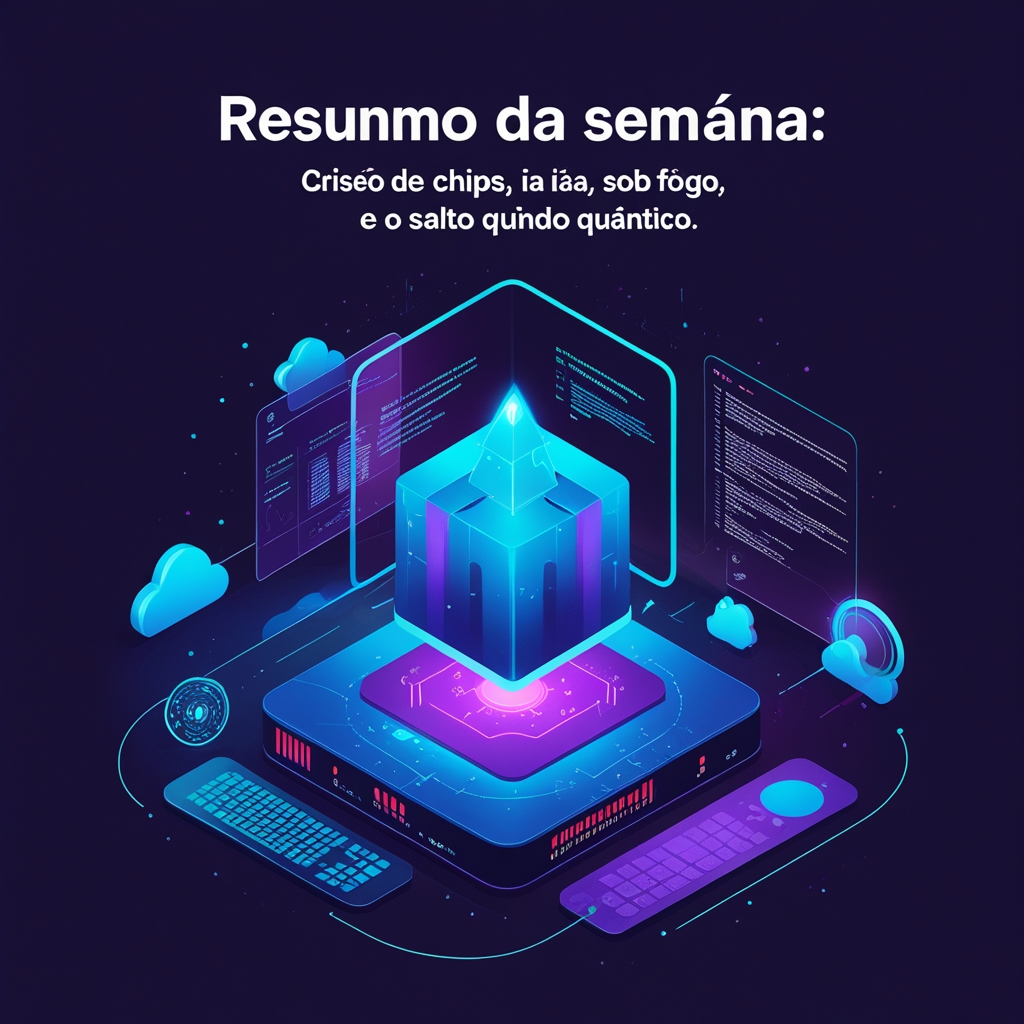 Resumo da Semana: Crise de Chips, IA Sob Fogo e o Salto Quântico