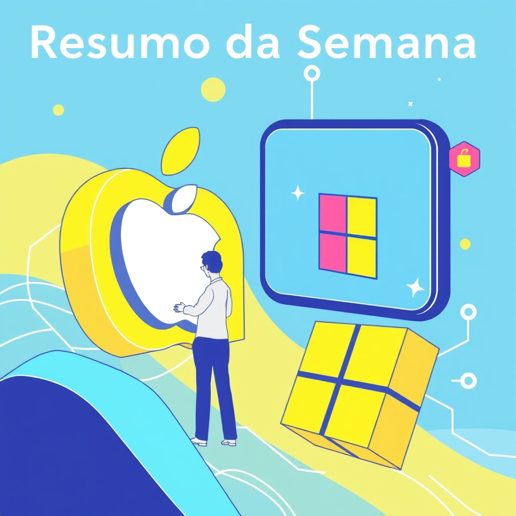 Resumo da Semana: Apple e Microsoft Mergulham de Cabeça na IA, e a Segurança Vira Prioridade